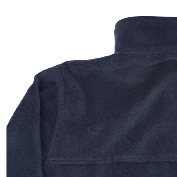 Columbia Jacket Mens Large Navy Blue Full Zip Fleece Outdoors Steens Mountain - Picture 9 of 12